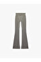 High Waist Spanish Leg Sports Sweatpants - 7