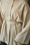 Women's Double Button Detailed Waist Tie Shirt Mink - 6
