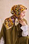 Twill Silk Scarf Stripe Orange - 2