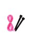 2 kg x 2 pieces of pink hand or ankle weights + gift skipping rope - 4