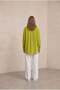Strawberry Fabric Buttoned Oversize Women's Shirt - 6