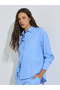 Light Blue Striped Long Sleeve Shirt