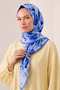 Floral Patterned Cotton Hijab Scarf - 2