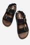 Men's 2-Buckle Sandals Black - 5