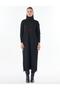 Turtleneck Knitwear Dress Black - 3