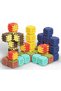 BLOCURI DE CONSTRUCȚIE MINI WAFFLE ELASTICE 206 ELEMENTE 3+ - 4