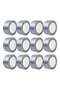 12 Rolls Duct Tape | 2 inches x 15 yards Strong Adhesive Grey Tape for Packing, Kitchen Home, Office, Indoor & Outdoor Use