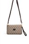 Dark Beige - Brown Monogram Women's Crossbody Bag Sp1291