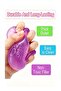 NeeDohcube Sensory Squeeze Toy with Super Solid Squish - 2.25" Cube (Purple) - 2