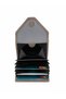 Genuine Leather Small Card Holder Wallet with Compartments - 6