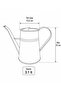Galvanized Metal Plant Watering Container 3.1 Lt Antique Textured - 3
