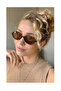 Miux Trend Oval Uv400 Protection Sunglasses
