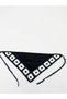 Women's Black and White Crochet Hair Bandana - 2