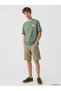 Lcw Kids Green Crew Neck Printed Boys T-Shirt - 2