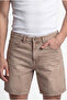 Men's Boyfriend Washed Jean Shorts Dark Beige - 2