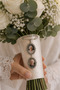 2 Photo Memory Pins, Souvenir Pins, Keepsake Pins, Bridal Bouquet Pins