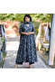 Blue Viscose Cotton Salwar Kameez & Dupatta - ALV2008 | Blue-Size-M-38Inches - 4