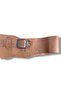 Women's Tan Genuine Leather Belt - Odette Handmade Studded Design - 3
