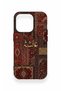 iPhone 14 Pro Compatible Vintage Carpet Pattern Silicone Case - 2