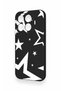 Xiaomi Mi 17t 5g Compatible Black Mega Star Patterned Silicone Case - 4