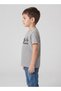 Grey Football Heartbeat Graphic Kids T-Shirt - 4