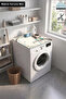 Clothes Dryer Top Organizer Mat Liquid-Proof Cover Bohemian Owl - 2