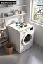 Clothes Dryer Top Organizer Mat Liquid-Proof Cover Bamboo Panda - 2
