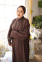 Brown Buttoned Long Loose Tunic - 4