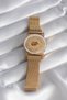 316L Steel Gold Color Magnet Wicker Zircon Stone Gold Model Women's Bracelet - 2