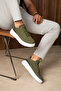 Zrc2635 - High Quality High Sole Men's Sneaker Khaki Suede - 4
