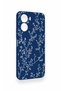 Vivo Y16 Compatible Thin Leaf Branch Pattern Silicone Case - 3