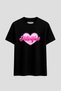 Manifest Printed Women's Oversize T-Shirt Cotton Crew Neck Short Sleeve Y2K Aesthetic Basic T-Shirt - 2