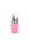 Aconcept Nail Care Manicure Pedicure Set 4 Piece Pink Compact (205923) Portable Design - 2