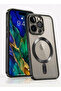 MagSafe Magnetic Clear Case for Apple iPhone 15 Pro Max 6.7 inch – Camera Lens Protection - Black - 2