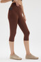 Women's High Waist Tummy Control Pocketed Short Leggings Short Leggings - 3