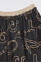 Girl's Ecru-Black Skirt - 3