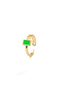 Monaco Style Adjustable Ring Deep Green