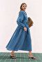 Muslin Dress Blue - 8