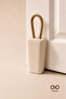 Mineral Concrete Door Stopper with Rope Handle Decorative Object Ancre Handmade