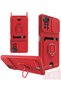 Aconcept Redmi Note 12 Pro 4g Case Zuma Silicone with Business Card Holder and Ring (112559) - Kır