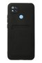 Aconcept Redmi 9C Case Kelvin Silicone with Business Card Holder (112917) - Black