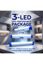 مجموعة شريط إضاءة LED نحيف بطول 17 سم (3 قطع) - 3