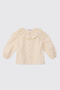 Girl's Beige Collared Shirt