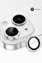 iPhone 13 / 13 Mini Compatible Stone Camera Lens Protective Glass |   Metal Framed |   Hd Transparent |   Scratch Resistant |   Easy Assembly