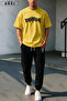 Trust Problem Printed Oversized Unisex T-Shirt Jogger Sweatpants Set