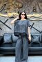 Women's Tencel Fabric Blouse and Pants Set Sun423 - 2