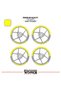 Cfmoto 250Sr Wheel Rim Strip – Half Rim Covering & 250Sr Lettering Sticker Set - 2