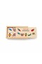 Wooden Nature Domino Game Set - 28 Pieces Educational Wooden Domino Game - 2