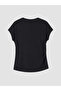 Original Oval Collar Stoned Drawstring Women's T-Shirt - 6