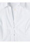 Lcw Vision White Embellished Buttoned Poplin Women's Shirt - 7